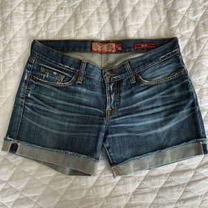 Lucky Brand Legend Riley Denim Shorts, 6 / 28, 98% cotton, 2% spandex, Classic